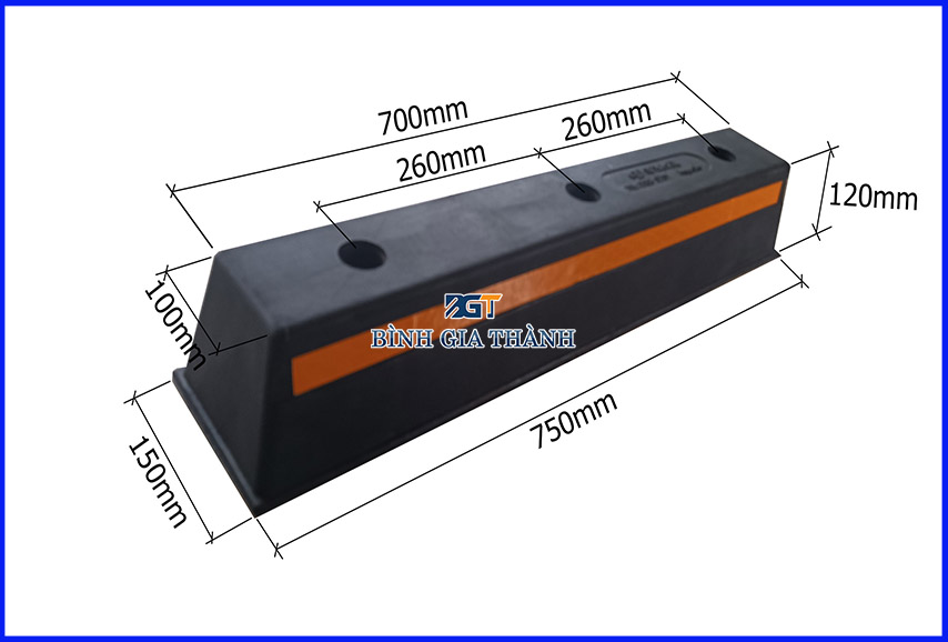 CAO SU CHẶN LÙI XE LOẠI LẮP CỐ ĐỊNH CAO SU CHẶN LÙI XE LOẠI LẮP CỐ ĐỊNH