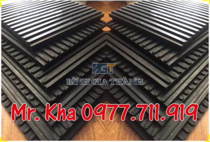 CAO SU XẺ RÃNH - CAO SU TẤM