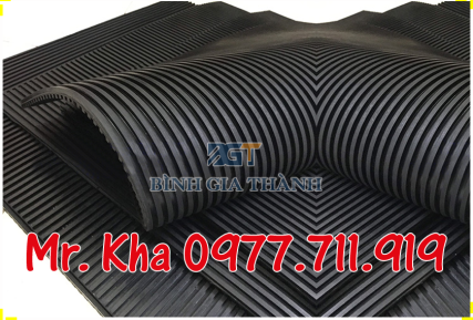 CAO SU XẺ RÃNH - CAO SU TẤM