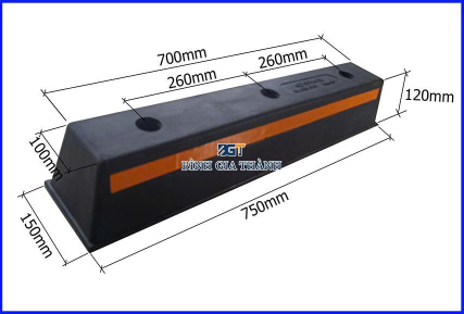 CỤC CHẶN LÙI XE CÓ DÁN PHẢN QUANG