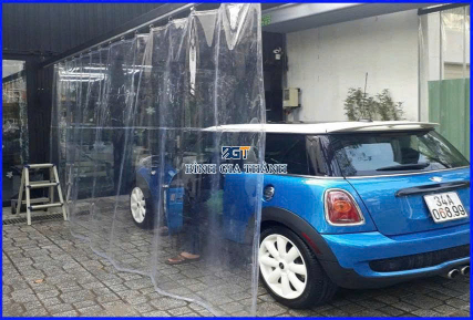 MÀN NGĂN NƯỚC RỬA XE