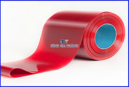 MÀN NHỰA PVC MÀU ĐỎ