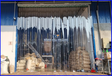 MÀN NHỰA, RÈM NHỰA PVC MÀU TRẮNG TRONG