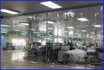 RÈM VÁCH NHỰA PVC CHO PHÒNG RỬA Ô TÔ, XE MÁY
