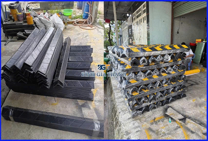 THANH ỐP CỘT CAO SU PHẢN QUANG - ỐP TƯỜNG CAO SU CHỐNG VA ĐẬP
