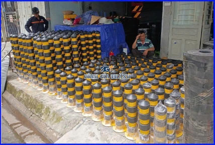TRỤ TIÊU CAO SU: THIẾT BỊ PHÂN LÀN GIAO THÔNG